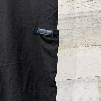 Med Couture Insight Scrub Pants Women 4XL Black Solid Modern NWT6