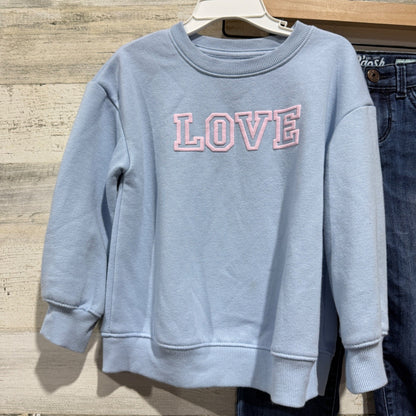 Cat & Jack OshKosh Sweatshirt Jeans Bundle Girls 4T Pink Blue Denim Casual3