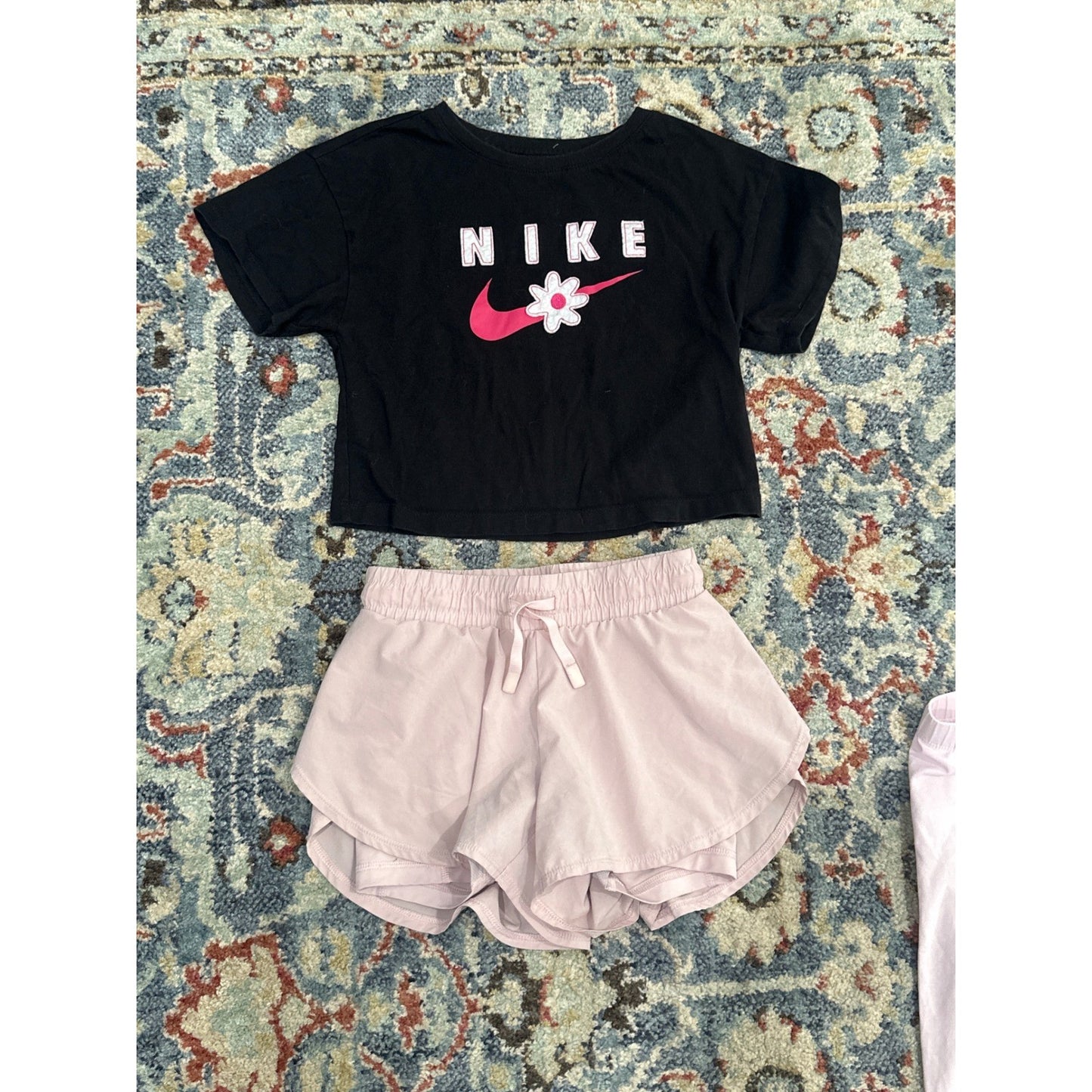 Nike Ivivva All in Motion Girls Size 6 Activewear Bundle Pink Black EUC4