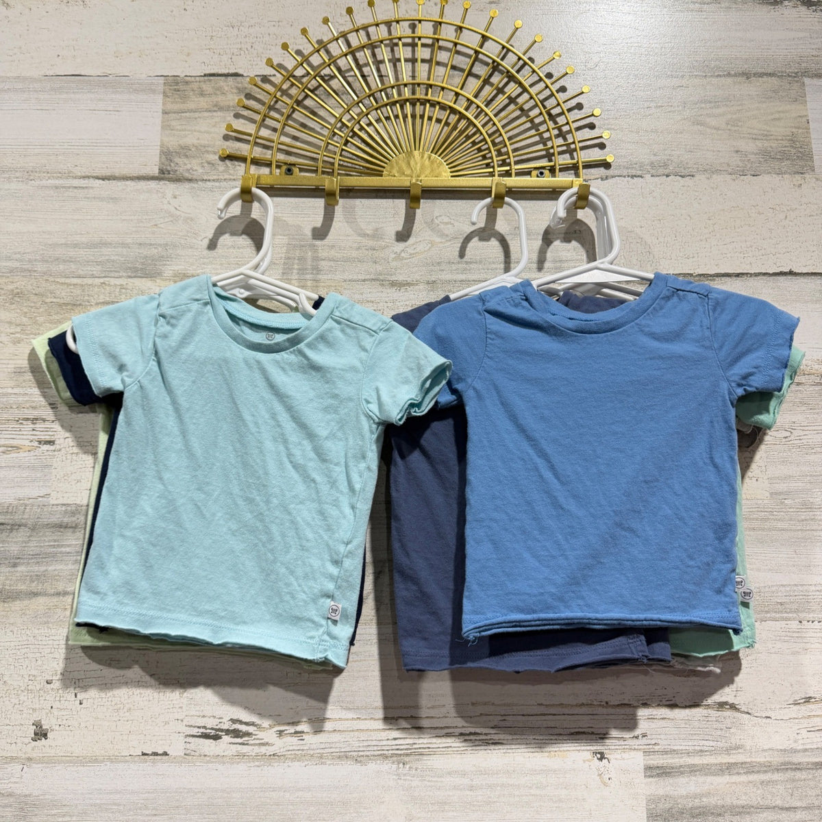 Honest Baby T-Shirt Bundle Boys 6-9m Multicolor Organic Cotton Basics3
