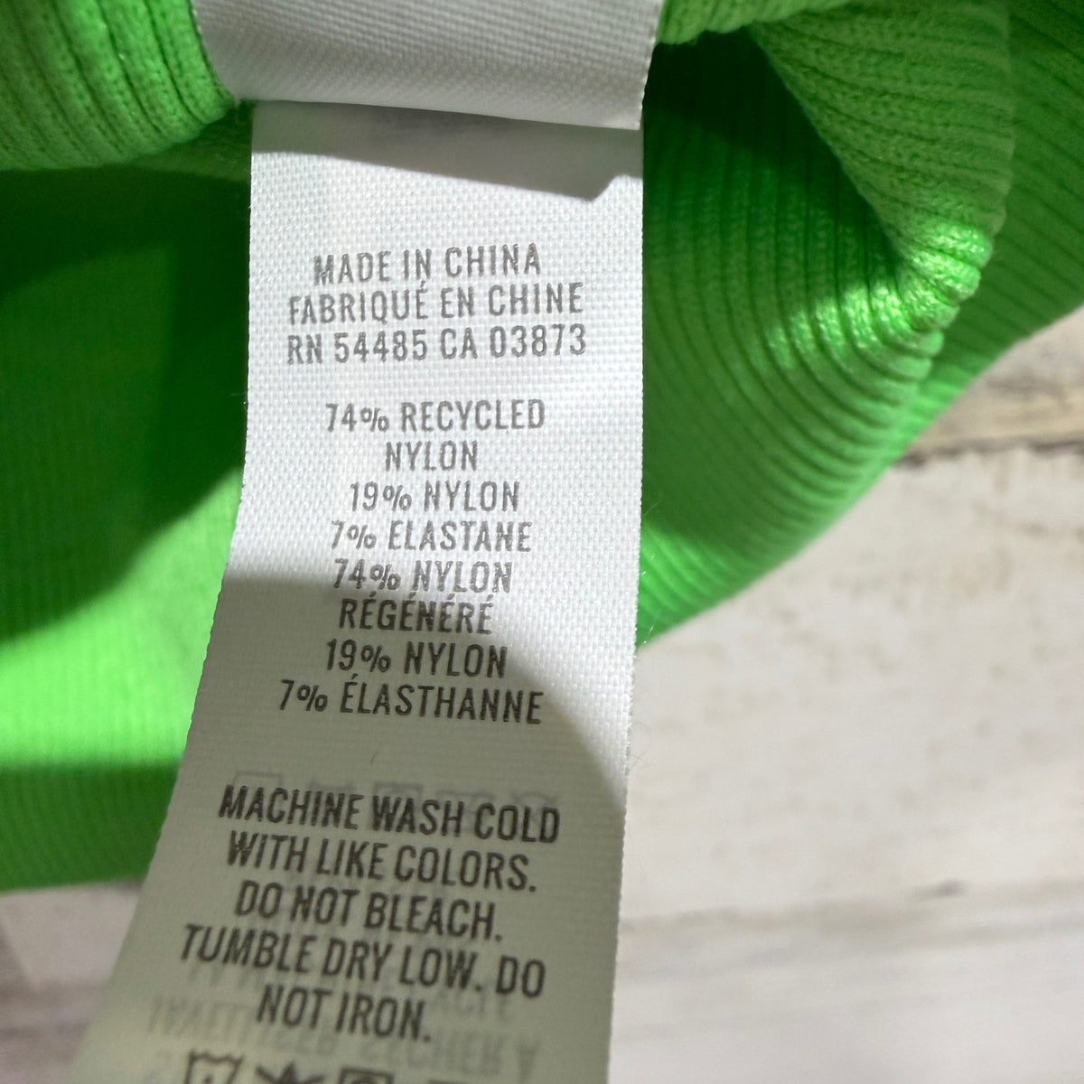 OFFLINE by Aerie Seamless T-Shirt Women XL Green Nylon Athleisure Flawed*4