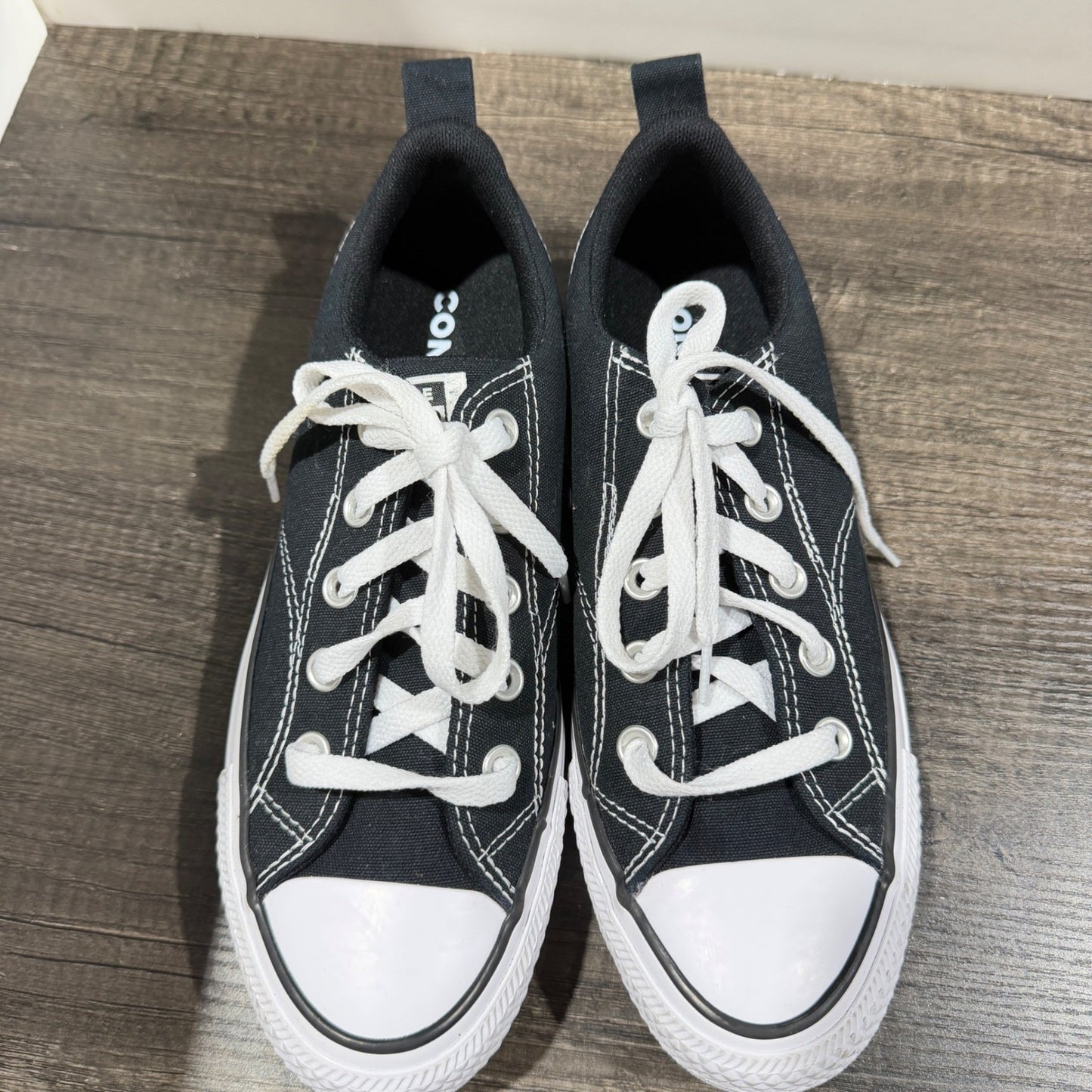 Converse All Star Kids Size 5.5 Youth Black Low Top Sneaker Classic EUC2