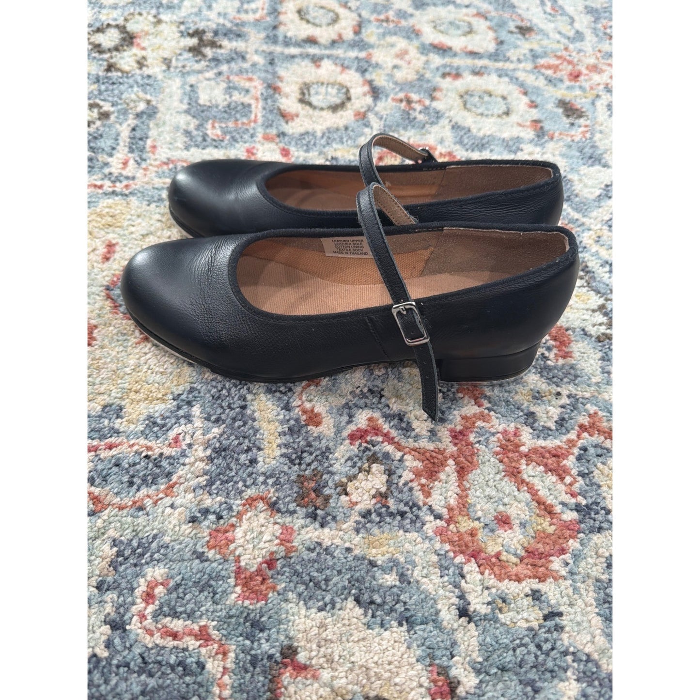 Bloch Tap Shoes Women 6 Black Leather Mary Jane Techno Tap Dance2