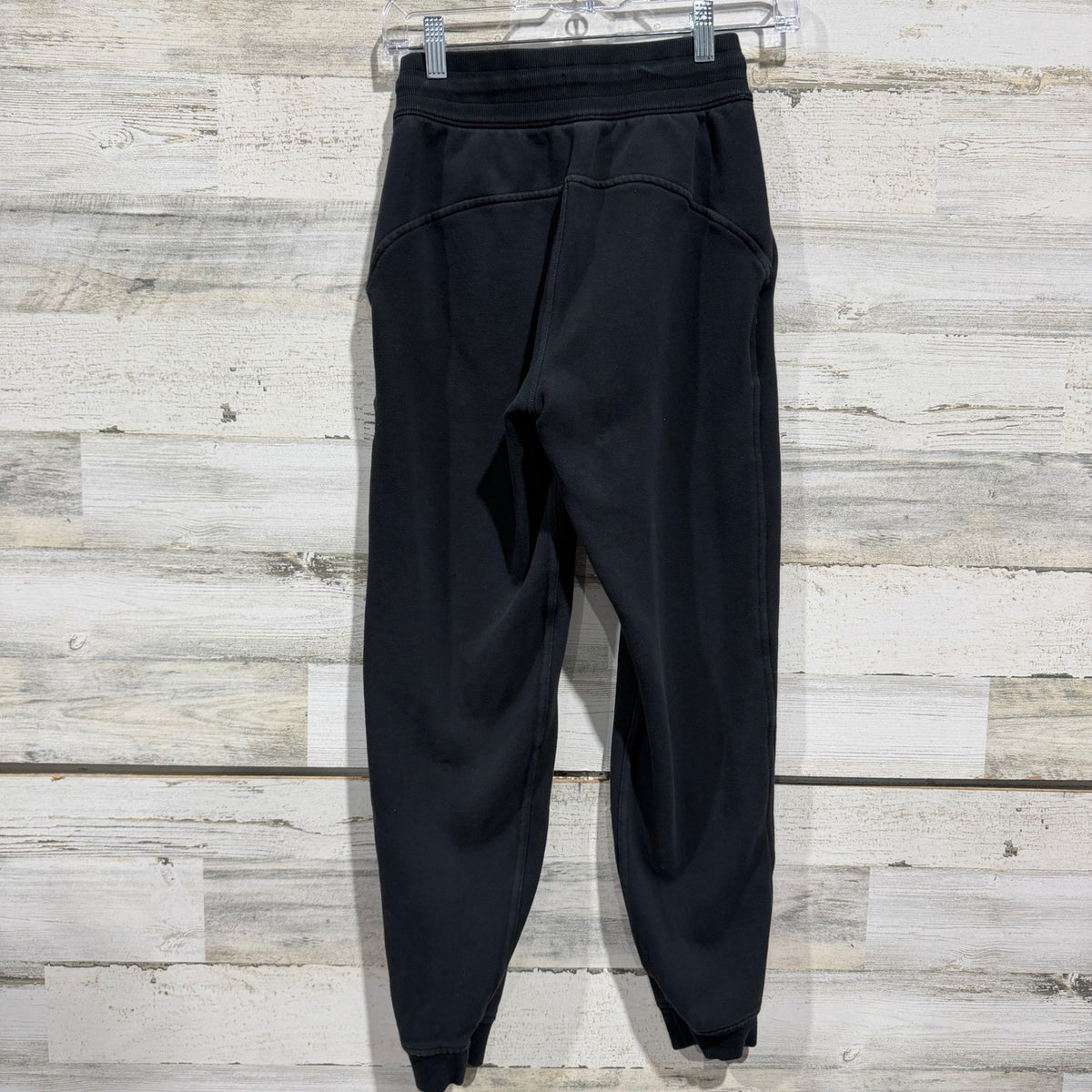 Lululemon Scuba High-Rise Jogger Women 2 Black Cotton Blend Fleece GUC*1