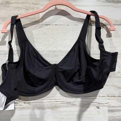DELIMIRA Full Coverage Bra Women 36DD Black Basic Contemporary NWT11