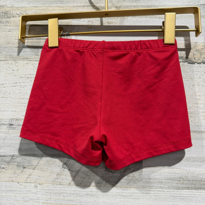 Body Wrappers ProWEAR Shorts Toddler Girls 4-6 Red Nylon Spandex Dance Athletic2