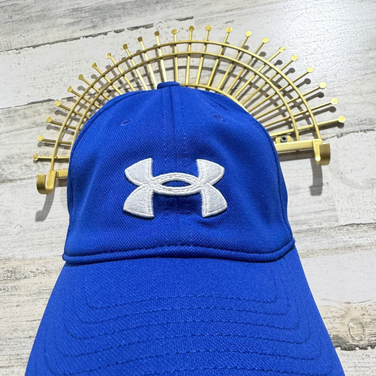 Under Armour Blitzing Baseball Cap Youth OSFM Royal Blue Polyester Sport1