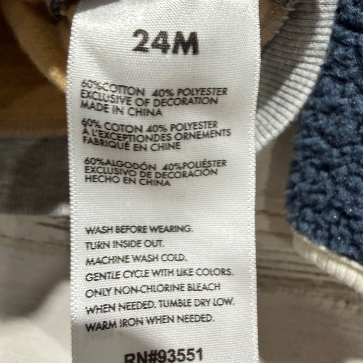 Baby Essentials Petit Lem Long Sleeve Bundle Boys 24M Blue Striped Fall EUC7