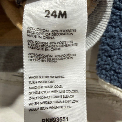 Baby Essentials Petit Lem Long Sleeve Bundle Boys 24M Blue Striped Fall EUC7