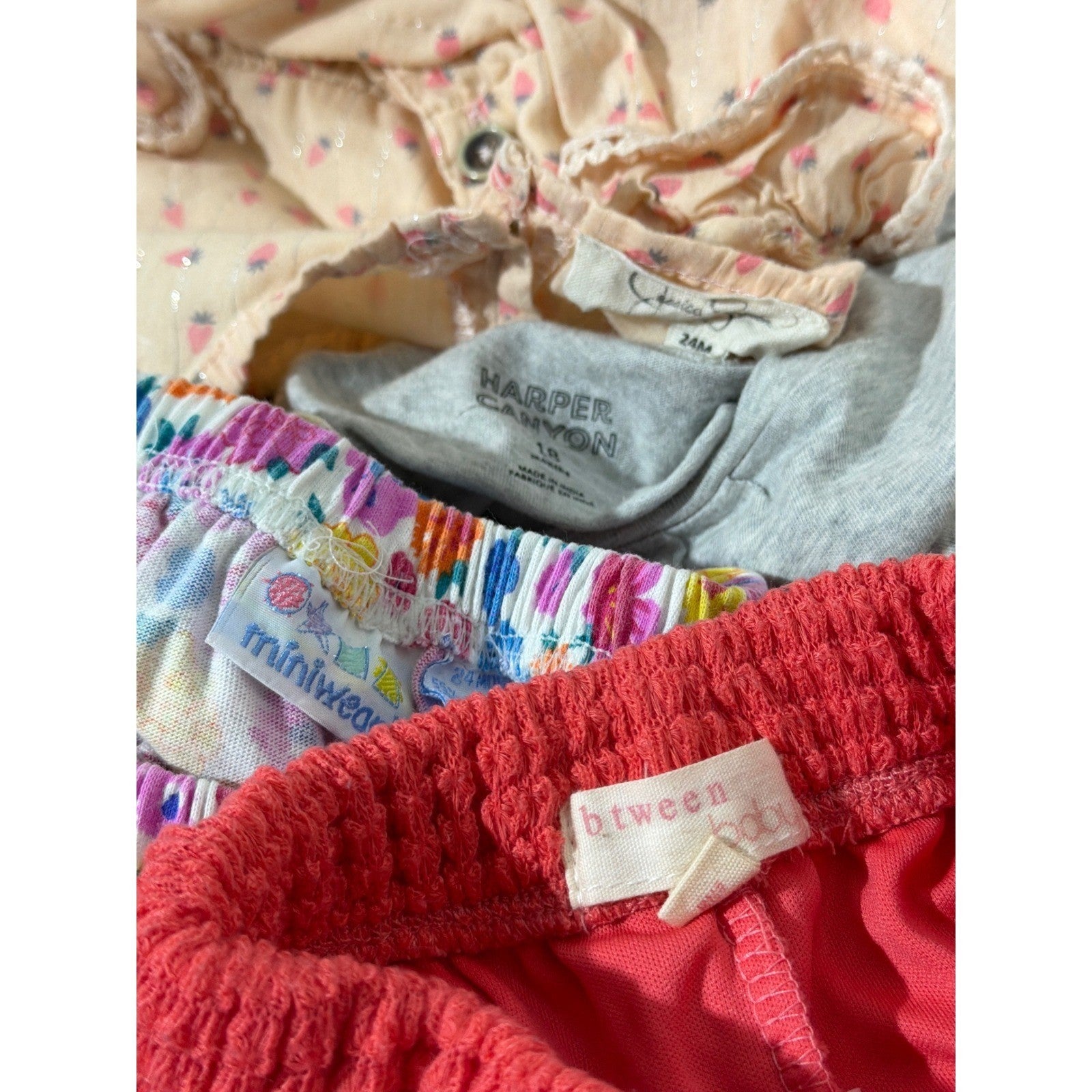 Miniwear Jessica Simpson B'Tween Baby Girls 18-24M Pink Red Bundle EUC7
