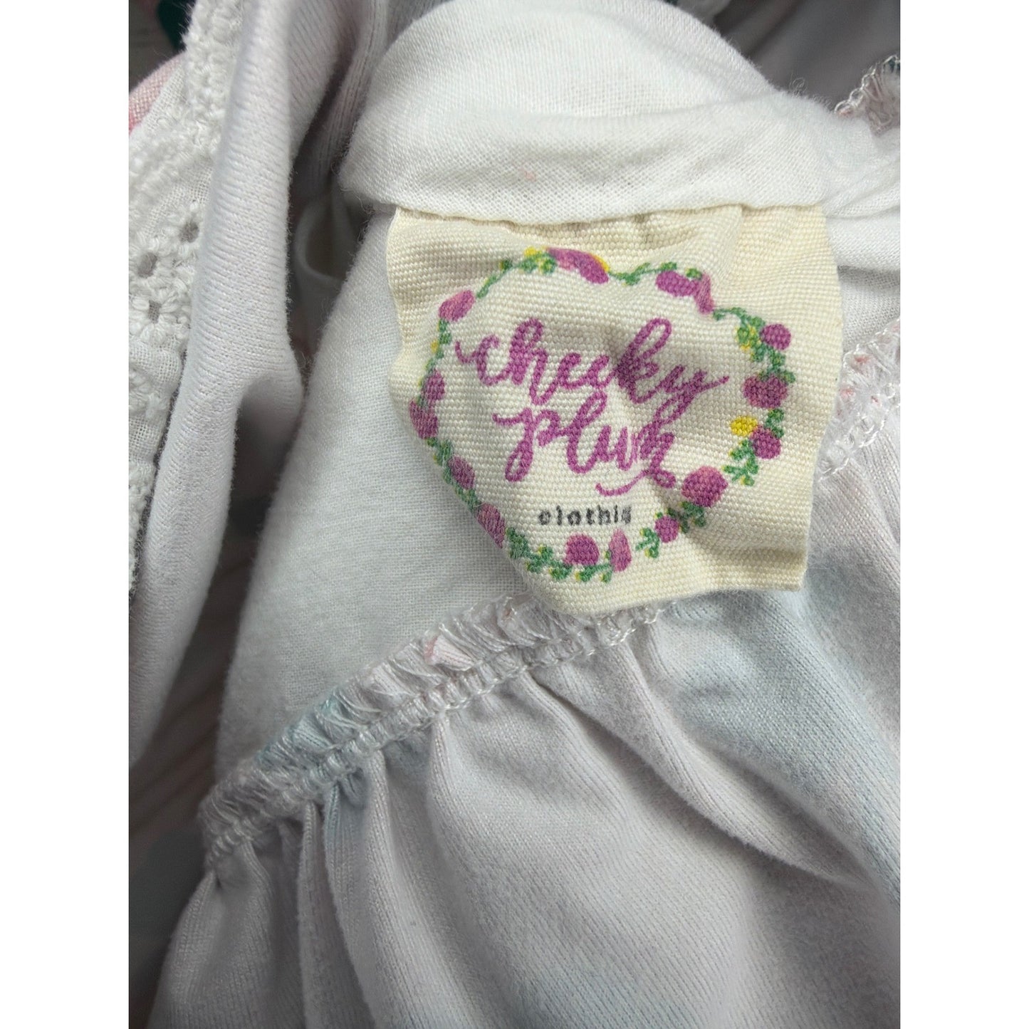 Cheeky Plum Dress Girls 6 Pink Leopard Shamrock Lace Trim Boutique5
