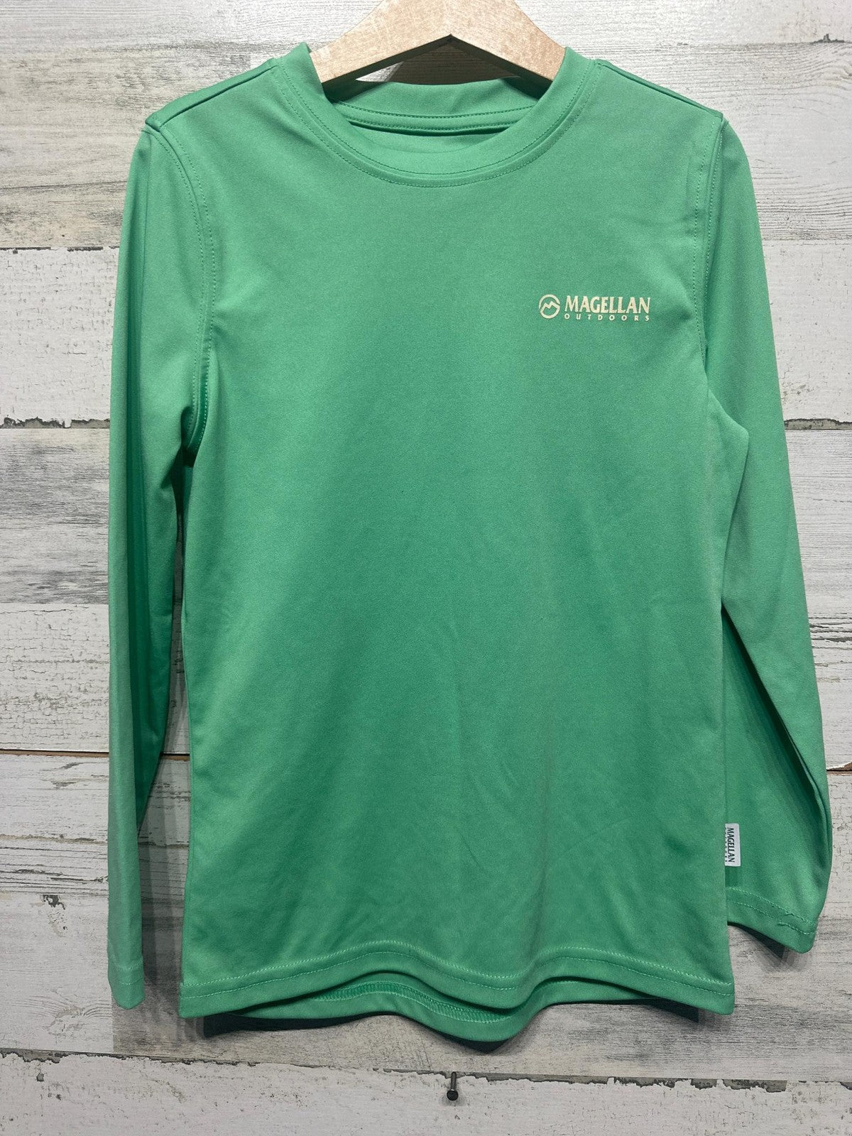 Magellan Outdoors Shirt Kids XS Green Tis The Season Winter Graphic EUC2