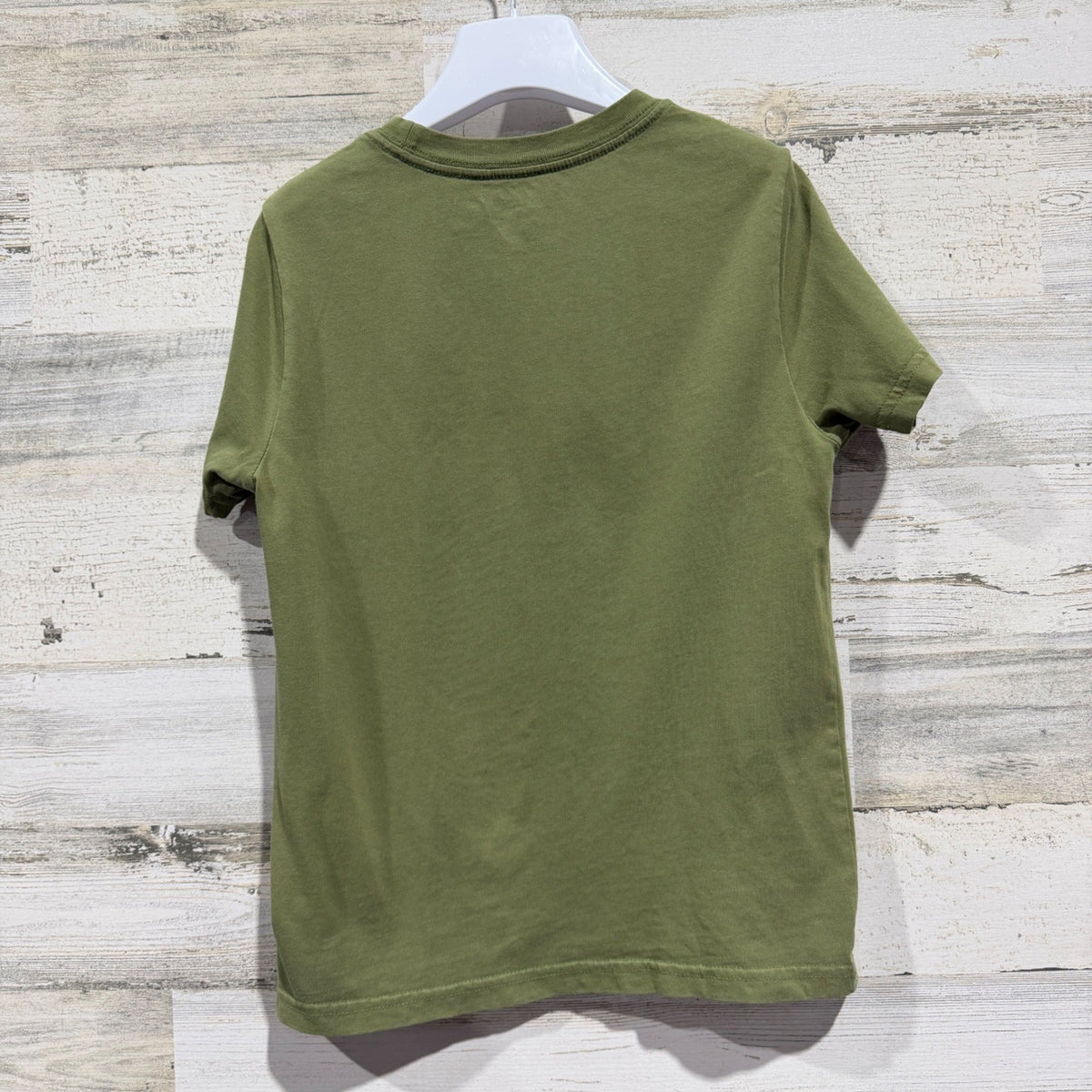 Polo Ralph Lauren T-Shirt Kids 7 Olive Green Pony Logo Preppy EUC5