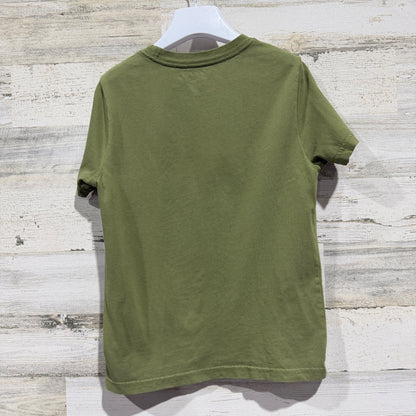 Polo Ralph Lauren T-Shirt Kids 7 Olive Green Pony Logo Preppy EUC5