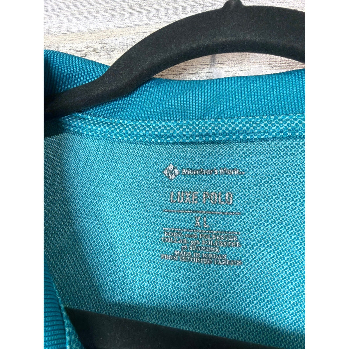Members Mark Walter Hagen All In Motion Polo Bundle Mens XL Blue Green Golf EUC6