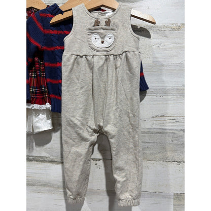 Nannette Little Me Cat & Jack Carter's Bundle Girls 12M Sparkle Holiday EUC1
