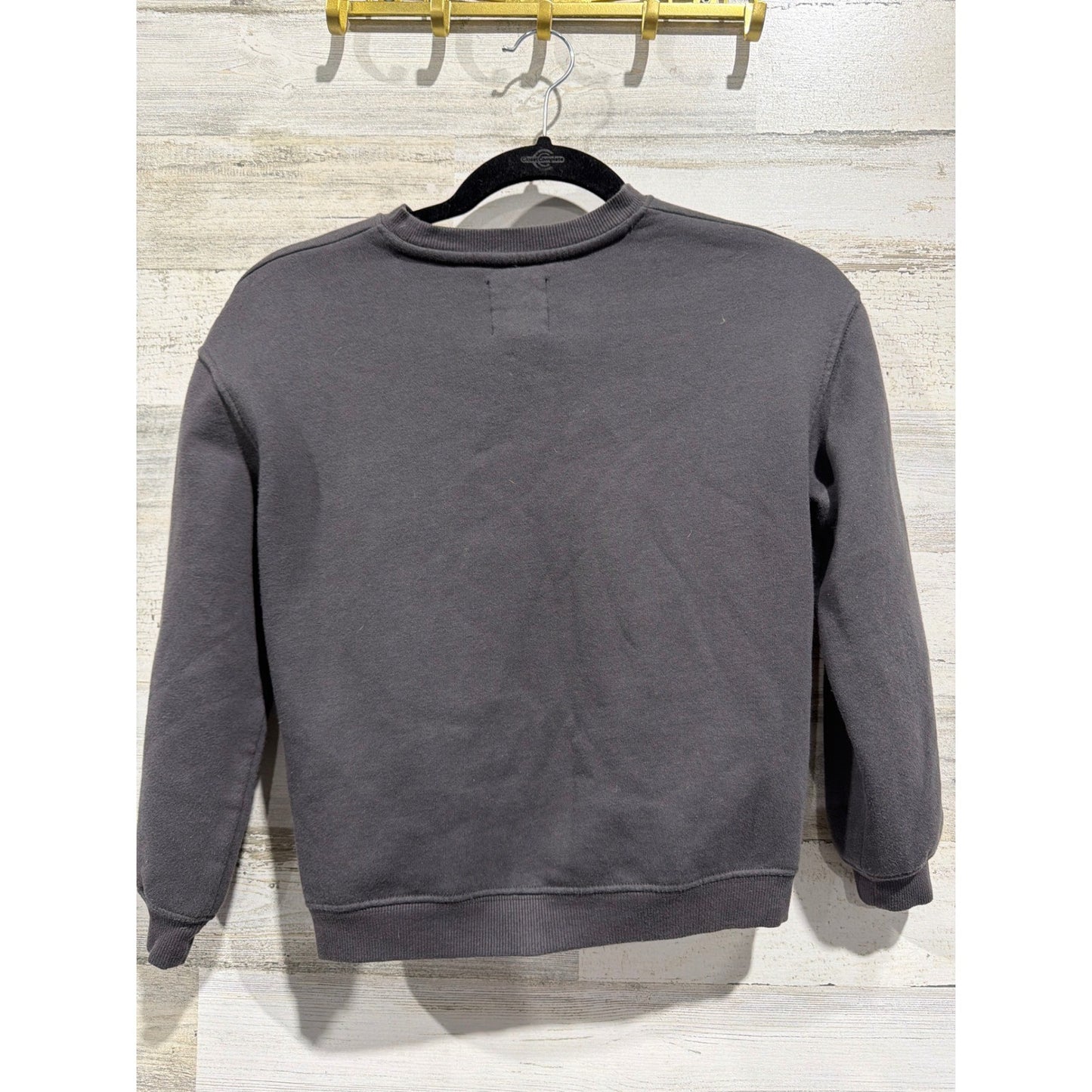 Billabong Sweatshirt Girls Medium Gray Graphic Stars Shine Boho Surf EUC3