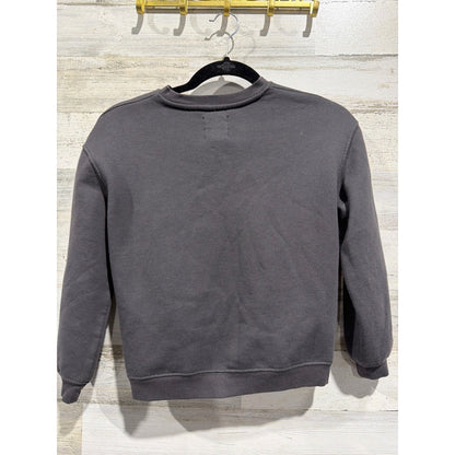 Billabong Sweatshirt Girls Medium Gray Graphic Stars Shine Boho Surf EUC3
