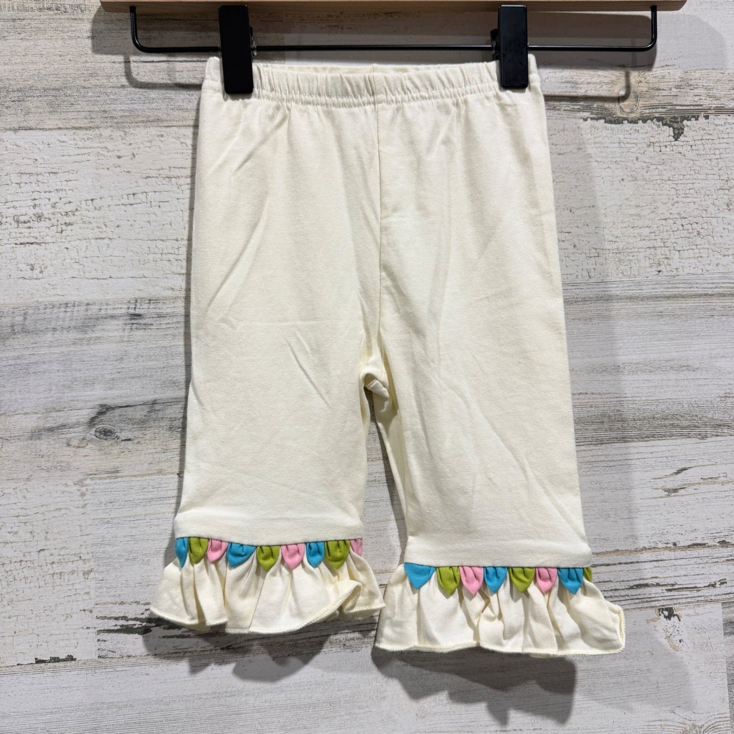 Cotton Kids Tunic Leggings Set Girls 12M Blue Woodland Fox Smocked NWT3
