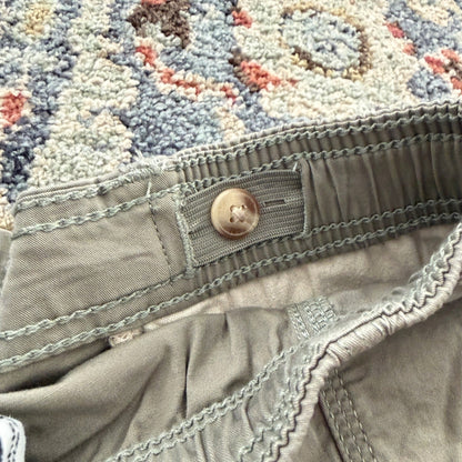 Abercrombie Kids Y2K Short Girls 11/12 Grey Low Rise Utility NWT4
