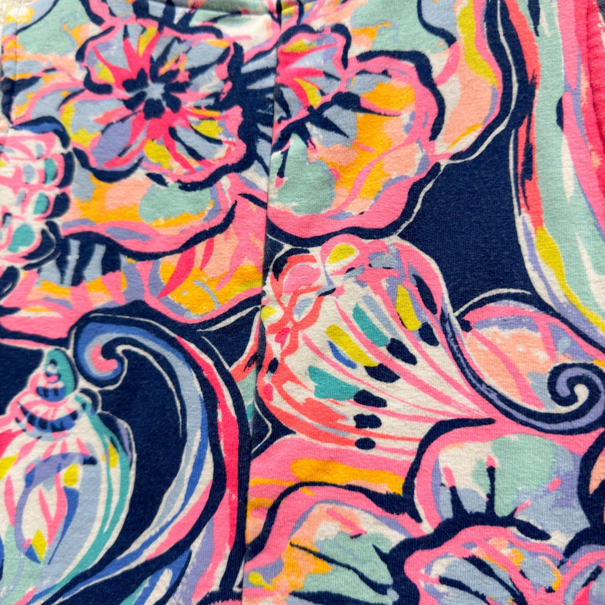 Lilly Pulitzer Little Skipper Shift Dress Girls M Multi Floral Cotton Preppy5