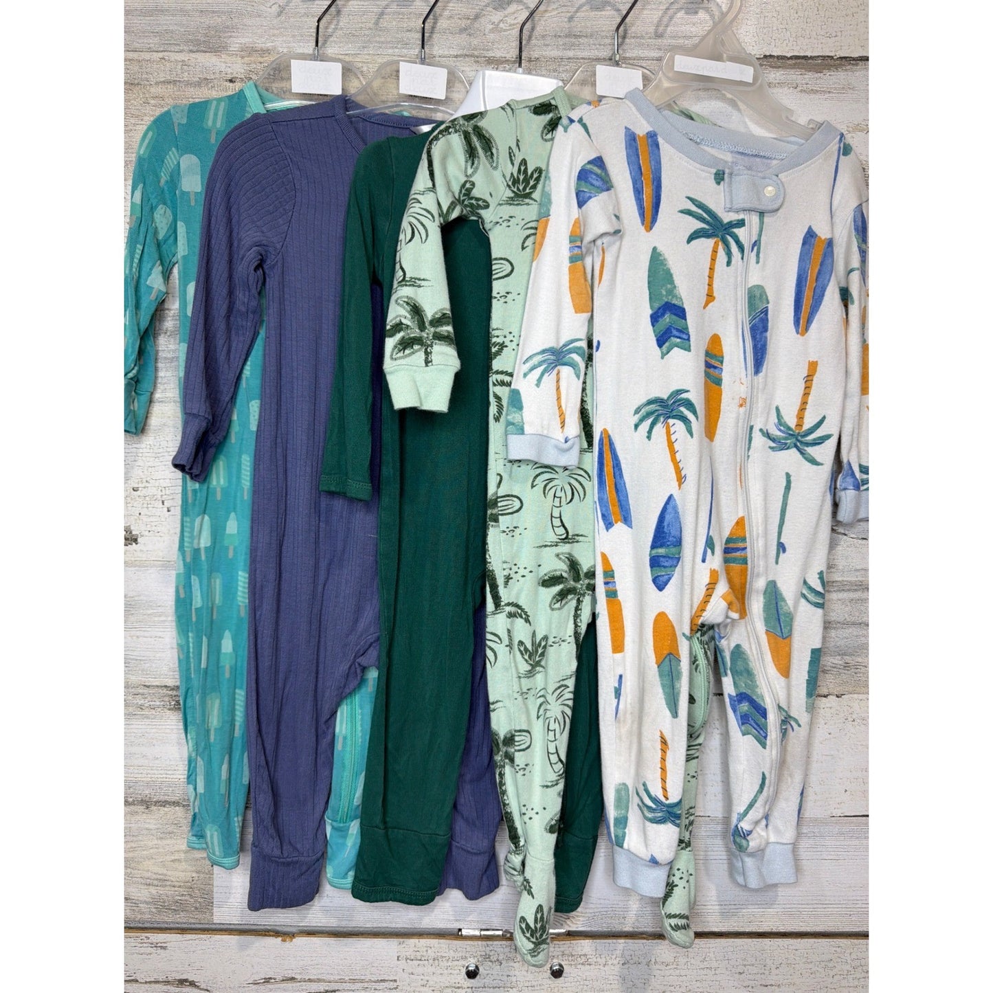 Kickee Kyte Burts Bees Pajamas Boys 12-18M Bamboo Organic Bundle0