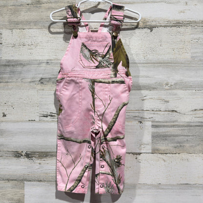 Bass Pro Shops Overalls Girls 12M Pink Realtree Camo Outdoors *Flawed0