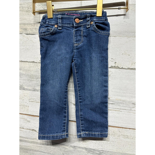 The Childrens Place Jeans Girls 12-18M Blue Straight Leg Denim EUC0