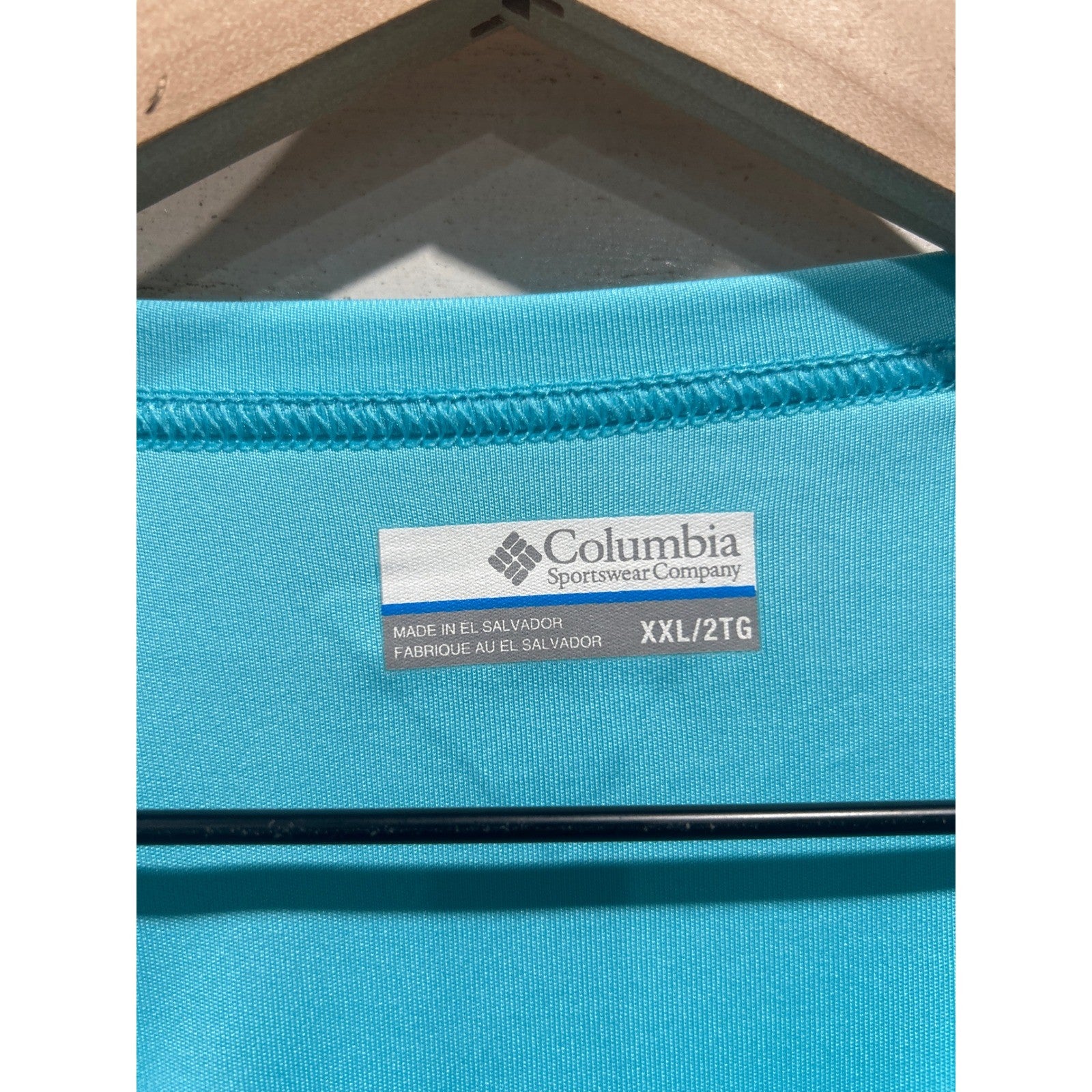 Columbia PFG Terminal Tackle Shirt Men XXL Blue Long Sleeve Fishing Gorpcore EUC1