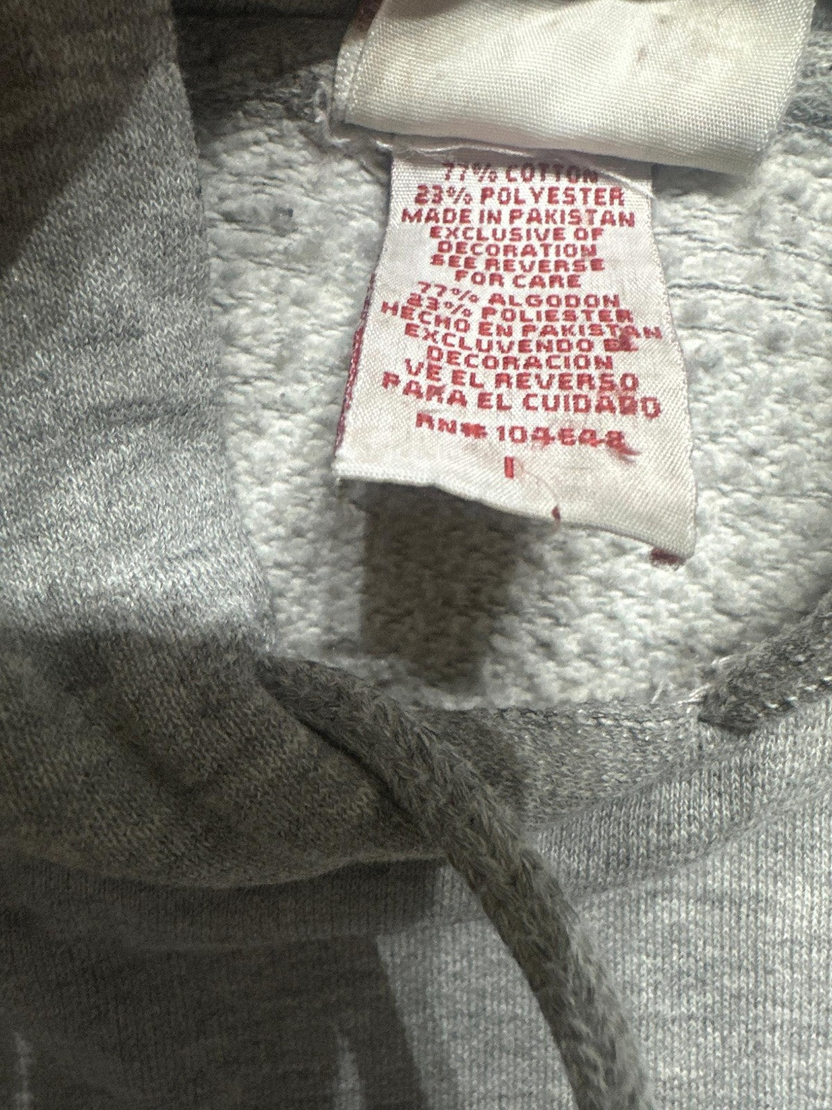 Red Oak Texas A&M Hoodie Men XL Grey Vintage Embroidered Sweatshirt4
