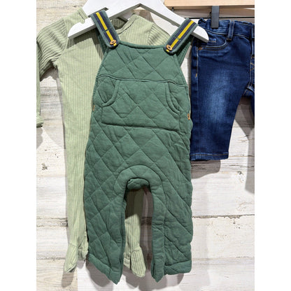 H&M Cat & Jack Tommy Bahama Boys 3-6M Green Red Bundle Gingham Quilted3