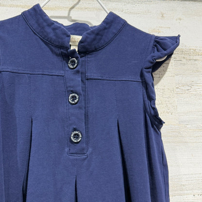 Matilda Jane Dress Romper Bundle Girls 6 Blue Striped Ruffle Classic4