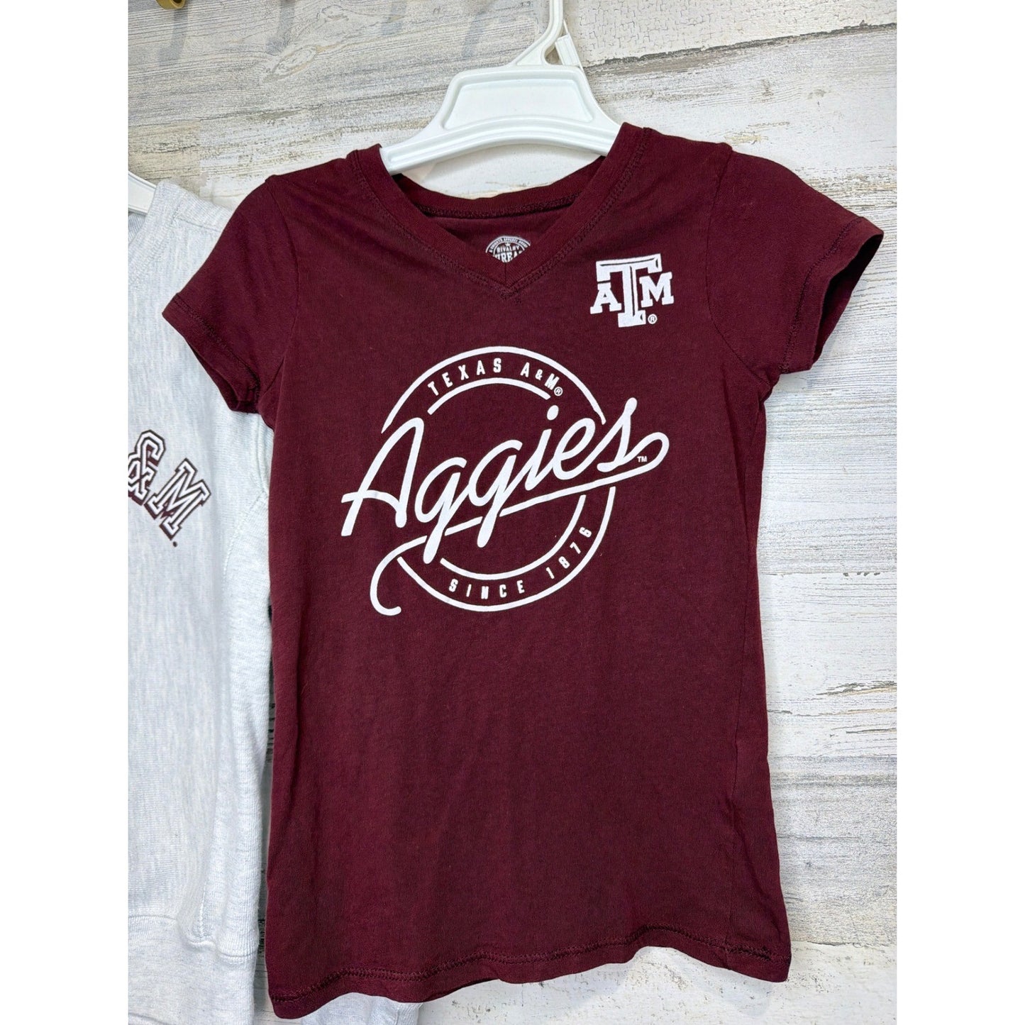 Texas A&M Aggies Bundle Girls S 6-7 College Station Maroon Champion Gig Em1