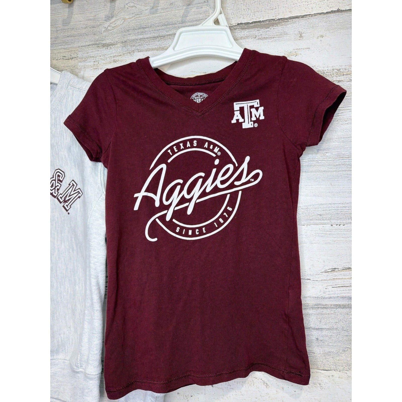 Texas A&M Aggies Bundle Girls S 6-7 College Station Maroon Champion Gig Em1