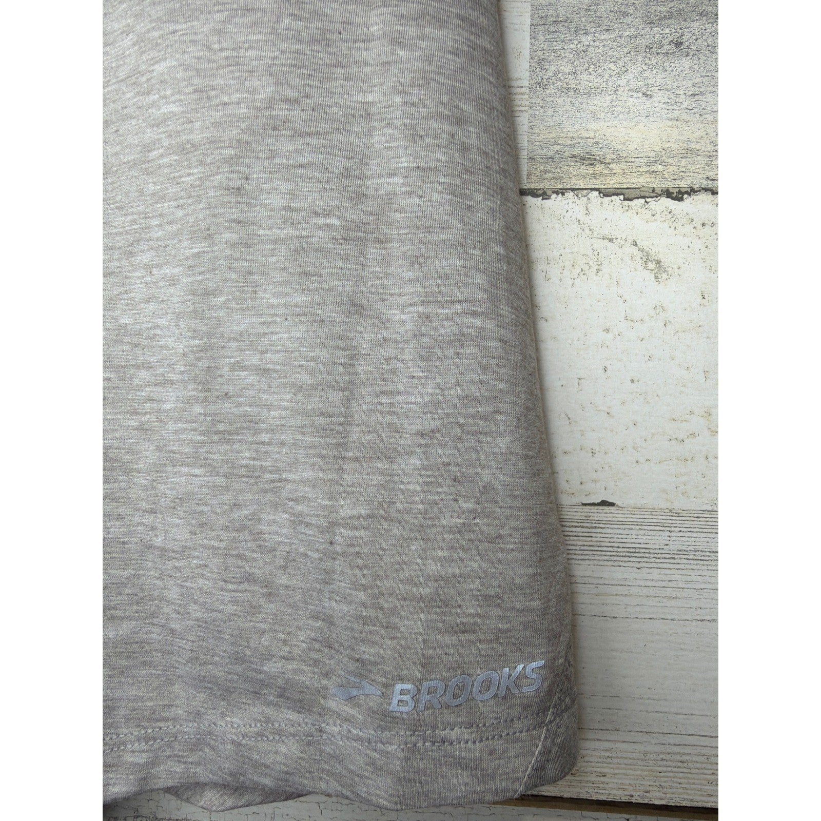 Brooks Racerback Tank Top Women Size M Gray Athletic Running Workout EUC1