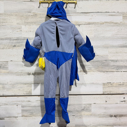 Batman Costume Toddler Boys 2-4 Blue Muscle Chest Superhero Halloween NWT4