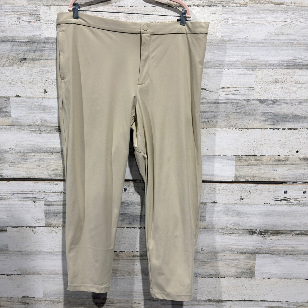 VRST Limitless Slim Taper Pant Men XXL Khaki Sand Stretch Tech NWT5