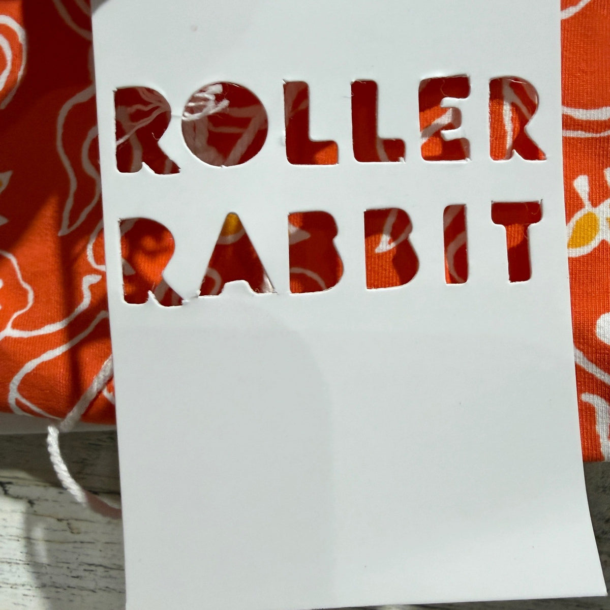 Roller Rabbit Reversible Bikini Girls Top 14/16 Bottoms 10/12 Orange Monkey2