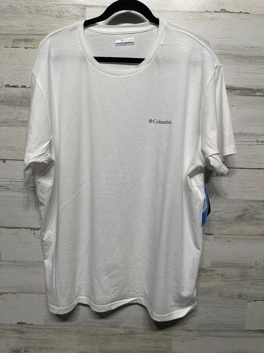 Columbia Sun Trek T-Shirt Mens XXL White Omni-Shade UPF 50 NWT0