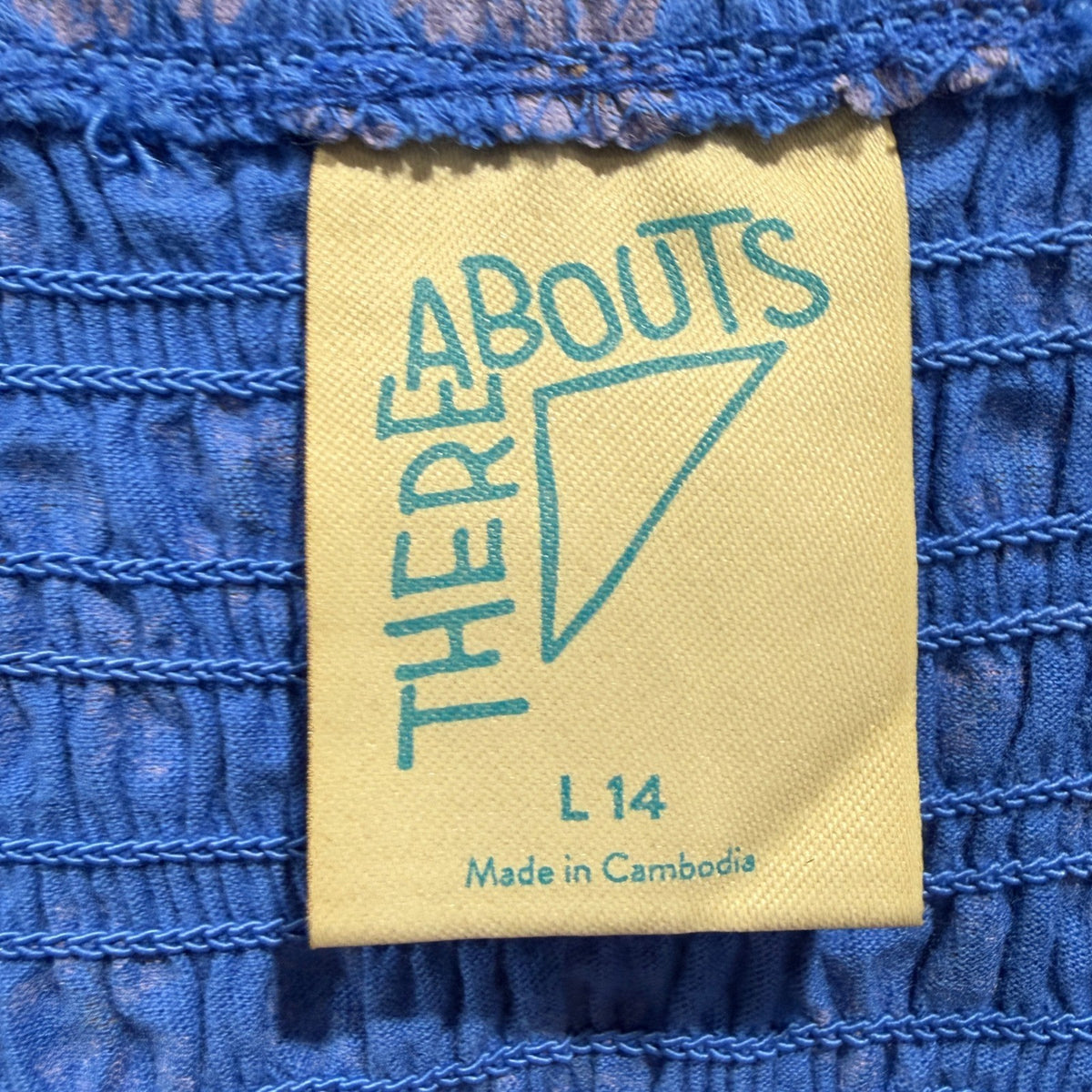 Thereabouts Member Mark Smocked Top Denim Shorts Romper Girls 14/16 XL Bundle2