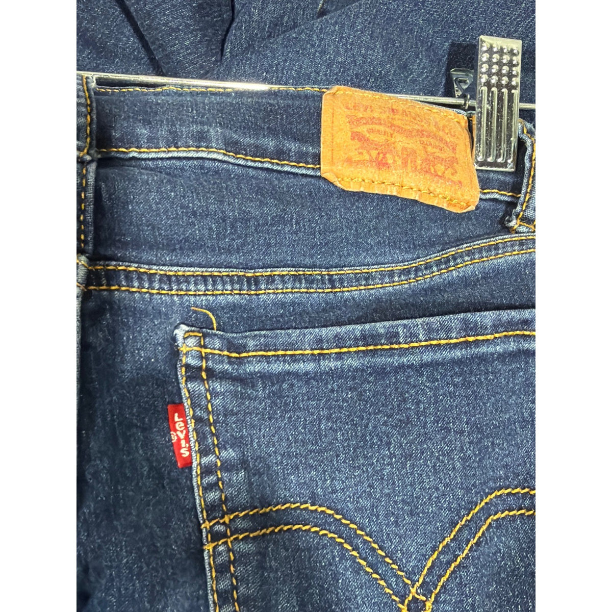 Levi's Wide Leg Jeans Girls 12 Blue Adjustable Waist Skater EUC3