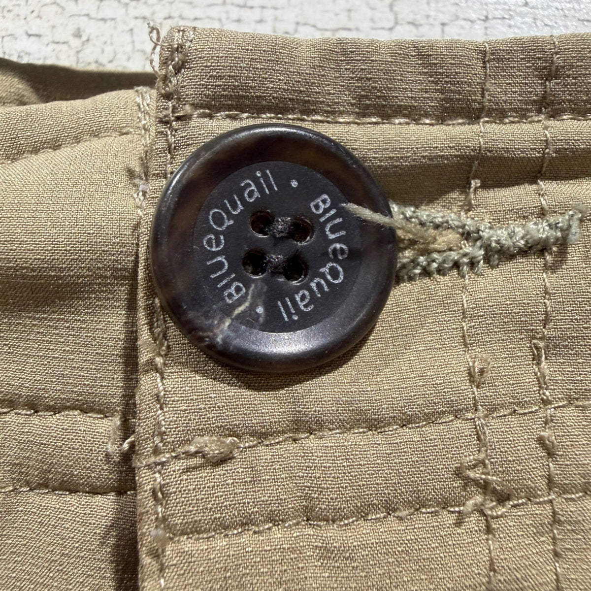 Blue Quail Performance Pants Boys 7 Tan Khaki 100% Polyester Classic Preppy EUC1