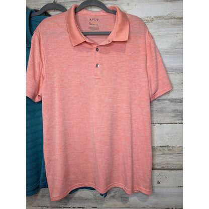 Apt 9 Haggar All In Motion Polo Bundle Mens XL Multi Performance Golf EUC1