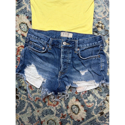 American Eagle S Top We The Free Size 25 Shorts Women Distressed Festival2