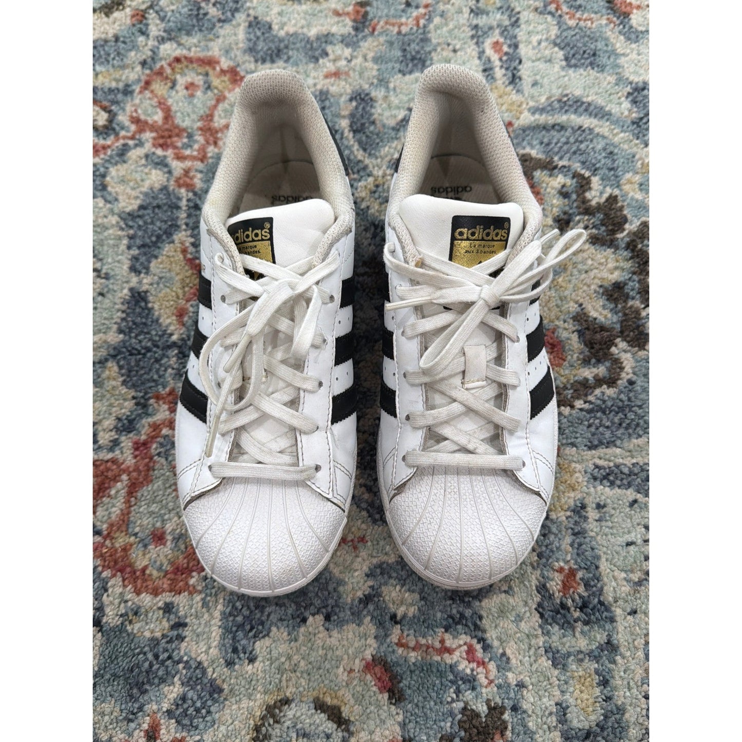 Adidas Superstar Sneakers Youth 4 White Black Shell Toe Classic Streetwear2