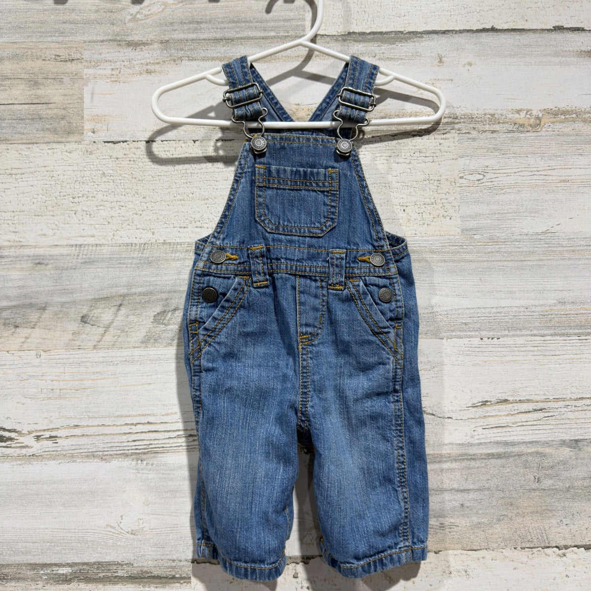 Little Planet 7 For All Mankind Baby Bundle 0-3M Green Gray Cotton Denim EUC9