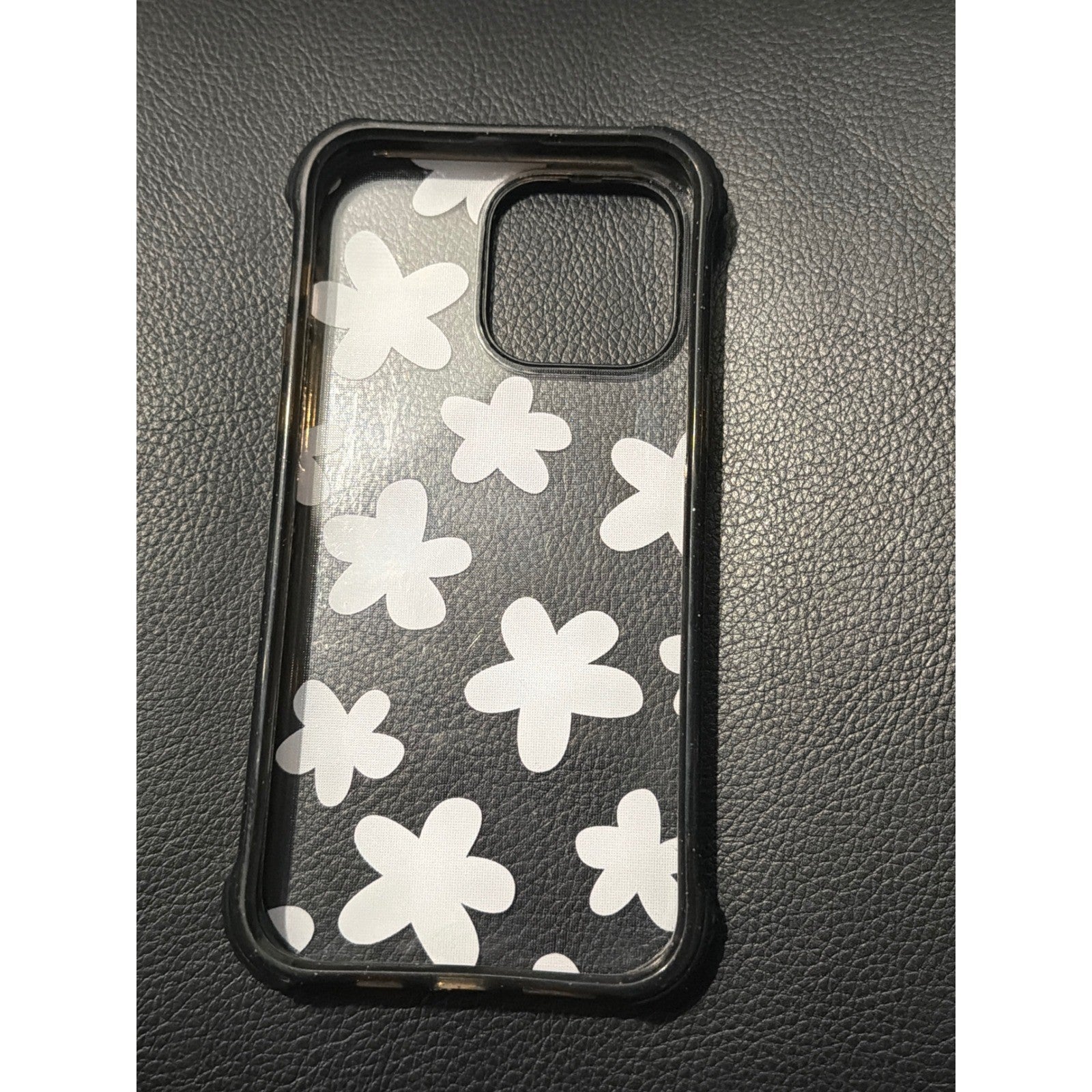 Casetify iPhone 14 Pro Max Case Women Pink Glitter Floral Daisy Coquette EUC1