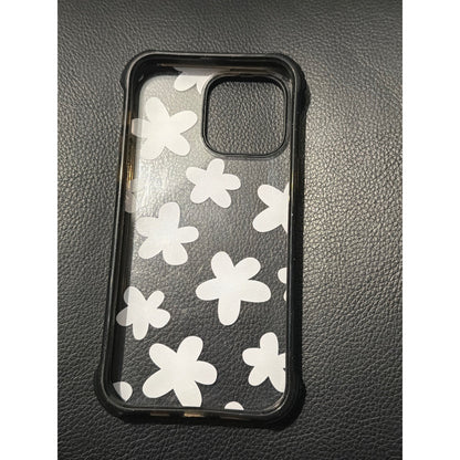 Casetify iPhone 14 Pro Max Case Women Pink Glitter Floral Daisy Coquette EUC1