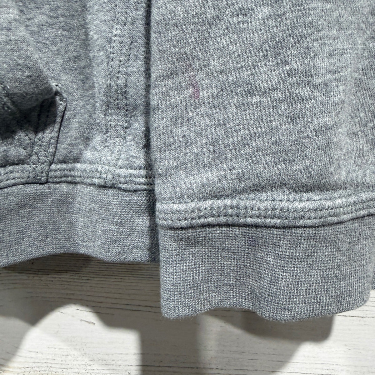 Nike Pullover Hoodie Kids Large Gray Graphic Swoosh Sportswear *Flawed*2
