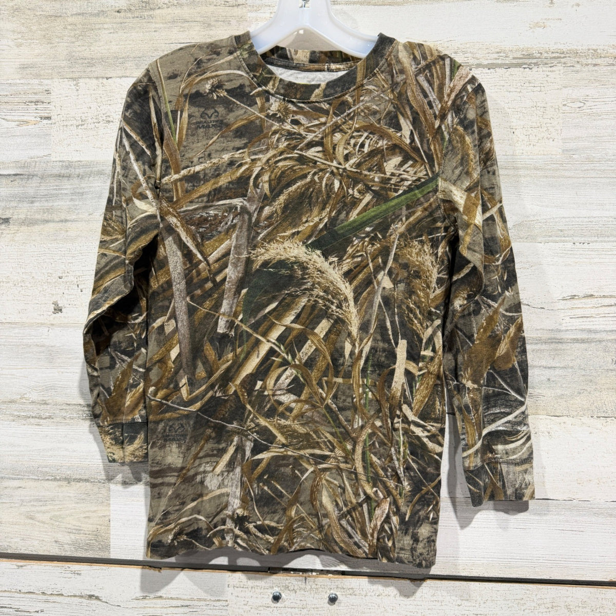 Game Winner RealTree Max-5 Camo Tee Youth XL Brown Cotton Hunting Outdoor Style0